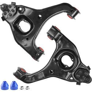 RWD Front Lower Control Arms for 1999-2006 Chevy Silverado GMC Sierra 1500, 2 Front Lower Control Arms w/Ball Joints, PU Bushing Assembly Replacement K620265 K620264