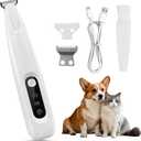 Paw Trimmer for Dogs with LED Light, Silent Clippers for Dogs, Comes with Spare Blade, Claw Shaver for Dogs, to Repair Dogs, Cats, Feet, Ears