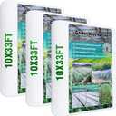 Windyun 3 Pack Garden Mesh Netting Mosquito Netting Fruit Tree Netting Insect Bug Netting Bug Netting for Garden Protection Ultra Fine Plant Netting(10 x 33 ft,White)
