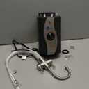 InSinkErator HOT250 Instant Hot and Cold Water Dispenser System, 2-Handle Drinking Water Faucet in Satin Nickel with 2/3-Gallon, Filter-Compatible, Stainless Steel Tank, HC250SN-SS