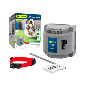 PetSafe Wireless Fence Pet Containment System for Dogs +8 lb., Covers up to 1/2 Acre