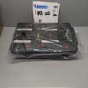 HBFBDRCT Folding Hand Truck Dolly, 330Lb Trolley Cart with 5 Brake Silent Wheel, Platform Cart, Car Seat Dolly for Airport for Luggage, Moving, Travel, Shopping & Office Use