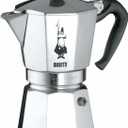 Bialetti - Moka Express: Iconic Stovetop Espresso Maker, Makes Real Italian Coffee, Moka Pot 9 Cups (14 Oz - 420 Ml), Aluminium, Silver