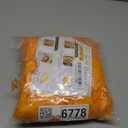 5 PC - 5 feet Marigold Garland |Indian/American Wedding Party Mantle Decoration, Faux Garlands Wedding Garland, Diwali Decoration, Spring Bush Floral! (Golden Yellow (Light Orange)