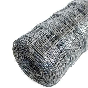 Cattle Panel for Deer Fence, Goat Fence, Cattle Fence - 4ft x 164ft 13Gauge Galvanized Steel Wire Field Fencing Roll for Livestock, Deer Proof Garden Barrier, Sheep, Horse and Poultry Yard Enclosure (Silver)