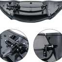 Vivid Black Fairing Air Duct, Air Duct Baffle and Actuator Assembly Kit Compatible with Harley Davidson Road Glide 2015-2023