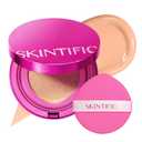 SKINTIFIC Cover Glow Perfect Cushion Foundation Natural Radiant Finish, Medium-to-High Buildable Coverage, Hydrating Peptide Complex, Lightweight for Dry & Combination Skin, #03 Petal