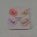 Tommee Tippee Ultra-Light StayPut Pacifier, One-Piece Silicone Design, 0-6m, 4 Pack (Lavender/Pink/Champagne/Blush)