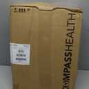 NOVA Medical Products Toilet Seat Riser, Raised Toilet Seat, White, 1 Count