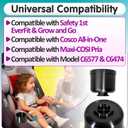 2PCS Cup Holder Replacements Compatible with Safety 1st Car Seat, Compatible with EverFit Grow & Go Maxi-COSI Pria Cosco All-in-One Car Seat Model C6577, Easy Snap Installation Durable