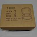 Mini Makeup Bag with Led Mirror, Small Travel Make up Bag 3 Light Modes Adjustable Brightness, for Women Organizer Cosmetic Bag, Portable Travel Train Toiletry Bag, for Pool Parties Work Touch Ups