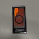 TORRAS Strong Magnetic & Seamless Stand for Samsung Galaxy S24 Ultra Case, Fit for MagSafe, MilGrade Drop Protection, Kickstand for Samsung Galaxy S24 Ultra Case, Translucent Back/Black Edge