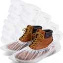200 Pcs Disposable Shoe Covers | Durable Non slip Boot Covers, for Floor Indoor Carpet Floor Workplace Protection