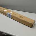 Matte White Double Curtain Rods 36-72 Inch,1Front and 5/8Back Double Drapery Rod with Small Round Ball and Aluminum Brackets, Adjustable Dual Window Rod for Sheer/Blackout Curtains