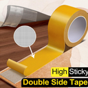 Birllaid Double Sided Fabric Tape Heavy Duty,Double Stick Carpet Tape,Fabric Tape Multifunctional Double Sided 1inch/2inchx33FT10m High Stickness Strong 2 Sided Tape, 1 Roll