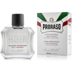 Proraso After Shave Balm for Men, Sensitive Skin Moisturizer with Oatmeal and Green Tea, 3.4 Fl Oz (Pack of 1)