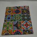 Talavera Mexican Tiles Dish Drying Mat For Kitchen Counter, Super Absorbent Microfiber Dish Drying Pad, Kitchen Gadgets For Easy Clean Multi-Use Large 18"x24"