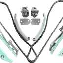 CCIYU Timing Chain Kit for Ford for Lincoln for Mercury Crown Victoria E-150 Club Wagon Expedition Explorer F-150 F-150 Heritage M-ustang Town Car Grand Marquis Mountaineer E-150 4.6L