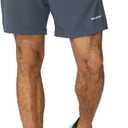 baleaf Men's 5" Running Athletic Shorts Zipper Pocket for Workout Gym Sports Lightweight Quick Dry Gray, Size L