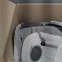 Electric Baby Swing for Infants to Toddler, Portable Swing Rocker with 5 Point Harness, 5 Sway Speed, Bluetooth,12 Preset Lullabies with Remote Control, Infant Swing for Baby Boys & Girls, Grey (Gray)