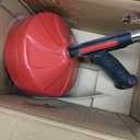 50 Ft Drain Auger,Use Manually or Drill Powered 50 Feet Drain Snake,Heavy Duty Flexible Plumbing Snake,With Gloves and Storage Bag for Kitchen Sink, Shower Drain (50FT, Red)