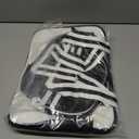 PU Leather Pickleball Bag with Shoe Compartment, Large Pickleball Tote Bags for WomenMultifunctional Pickleball Bags (Small, New White)