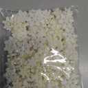 Tiny Resin Snowflakes Embellishment Christmas Decorative Snowflake Decor Small White Snow Shaped Flatback Charms Ornaments with Box, 3 Sizes