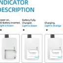NB-6L NB-6LH CB-2LY Battery Charger Compatible with Canon PowerShot SX540 HS, SX530 HS, SX520 HS, SX510 HS, SX500 HS, SX170 is,SX700 HS, SX710 HS,SX610 HS, SX600 HS, S120, D20, D30, S90