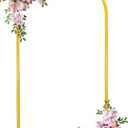 Fivenl Arch Backdrop Stand 7.2FT Balloon Arch Stand Stable Gold Wedding Arch Frame Metal Arch Backdrop Stand for Wedding Ceremony Birthday Party Bridal Baby Shower Banquet Decoration