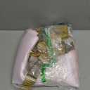 RUDONG M 100 Pcs Light Pink Satin Napkins and Napkin Rings Set, 17 x 17 Inch Square Cloth Napkins Set of 49, Silky Soft Table Napkins Bulk for Weddings, Banquet, Parties Dinner Decoration