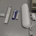 Oral-B iO Deep Clean Rechargeable Electric Powered Toothbrush, White with iO Series 3 Limited, 2 Brush Heads and Travel Case - Pressure Sensor to Protect Gums - 3 Cleaning Settings - 2 Minute Timer (1 Count (Pack of 1))