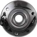 MACEL 515126 Front Wheel Hub and Bearing Assembly Compatible with 2009-2010 Dodge Ram 1500, 2011 Ram 1500 W/ABS 5-lugs