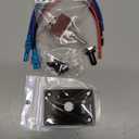 Reverse Polarity Toggle Switch 12V 30A, DPDT Momentary (ON)-Off-(ON) Toggle Switch with Up Down Mounting Panel 3 Position 4PIN Wired