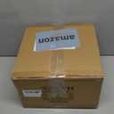 Gold Flush Mount Ceiling Light with Clear Hammered Glass lampshade, Farmhouse Ceiling Lights Fixture in Satin Brass for Kitchen Bathroom, Bulb not Included