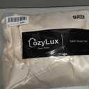 CozyLux Satin Sheets Queen Size Bed Set - 4 Piece Silky Queen Sheet Set, Luxury Beige Queen Sheets with Smooth and Soft Microfiber, Includes 1 Fitted Sheet, 1 Flat Sheet and 2 Pillowcases