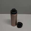 Infuser Travel Mug with Removable loose leaf Tea Strainer Bottle 18/8 Stainless Steel Insulated Tumbler for Women Rosegold