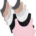 Fruit of the Loom Women's Built Up Tank Style Sports Bra Value Pack Size 34