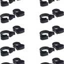 Double Gripping Nylon Hose Clamps, Snap Grip Nylon Plastic Hose Clamps (12.3-14mm (1/2inch), 20pack)