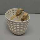 White Kids Bike Basket - Front Handlebar Basket for Kids,Toddler for Girl Boy,Tricycle Scooter Basket