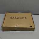 Amazer Bamboo Foot Rest for Under Desk at Work, 2-in-1 Reversible Rocking Footrest Adjustable Foot Stool, Ergonomic Footrest for Under Gaming Desk, Feet Support Leg Footstools for Home Office