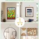 Picture Hanging Wire Kit Heavy Duty, 70PCS Picture Hanging Kit for Large Frame/ Mirror up to 50lbs/ 100lbs, including Adjustable Picture Wire, Hooks, D Rings, Frame Backing Clip, Mini Level