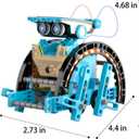 Lucky Doug 12-in-1 STEM Solar Robot Kit Toys Gifts for Kids 8 9 10 11 12 13 Years Old, Educational Building Science Experiment Set Birthday for Kids Boys Girls