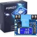 Low Voltage Cutoff Controller FORIOT DC 6-60V 30A Low Voltage Disconnect Protection Module with LCD Display Charging Discharging Controller Protection Switch Module