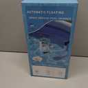Surface Float Skimmer,No Installation Required, no Adjustable Bracket Required,Comes with 10 Filter Socks, Special Note: The Pool Pump Flow Rate Must not Exceed 2100 GPH (Turquoise) (8 INCH)