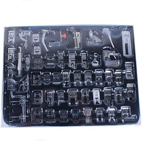 YEQIN Professional 52 PCS Domestic Sewing Machine Foot Presser Foot Presser Feet Set for Singer, Brother, Janome,Kenmore, Babylock,Elna,Toyota,New Home,Simplicity and Low Shank Sewing Machines
