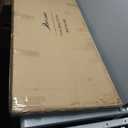 Hand-Painted Plum Blossom Oil Painting for Living Room, Framed White and Yellow Flower Canvas Wall Art for Bedroom, 3D Modern Floral Wall Decor Office Home Decor Ready to Hang 24x56 inches