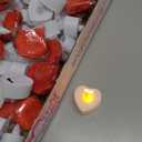 3000Pcs Red Rose Petals with 36Pcs LED Tea Lights Candles, Romantic Gifts for Her, Special Night, Date Night Ideas, Wedding, Anniversary, Proposal