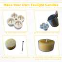Silicone Tealight Candle Mold - Makes 4 x Tea Light Candles (Elements Theme)