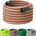 Flexzilla Colors Garden Hose 5/8 in. x 75 ft., Lightweight All-Weather Water Hose, Durable and Flexible, Leak-Free Connections, Red Clay