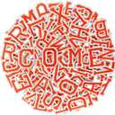 104pcs Orange Iron on Letters Patches, Embroidery Fabric Letters Applique Patch for Clothing, Jackets, Jeans, Hats, Backpacks, Socks